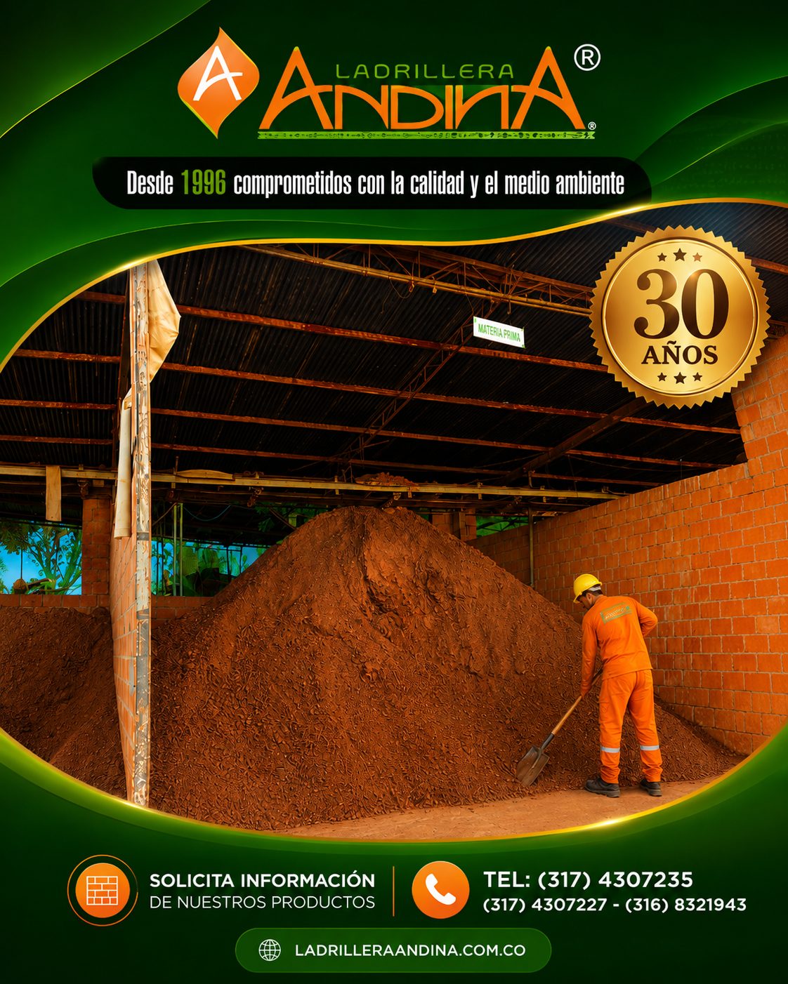 Planta de producción Ladrillera Andina